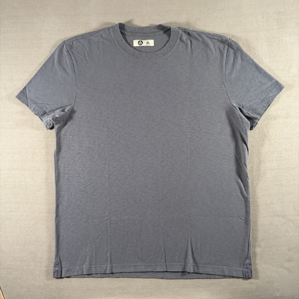 American Giant T Shirt Mens XL Gray Short‎ Sleeve Cotton Blank Tee Made In USA